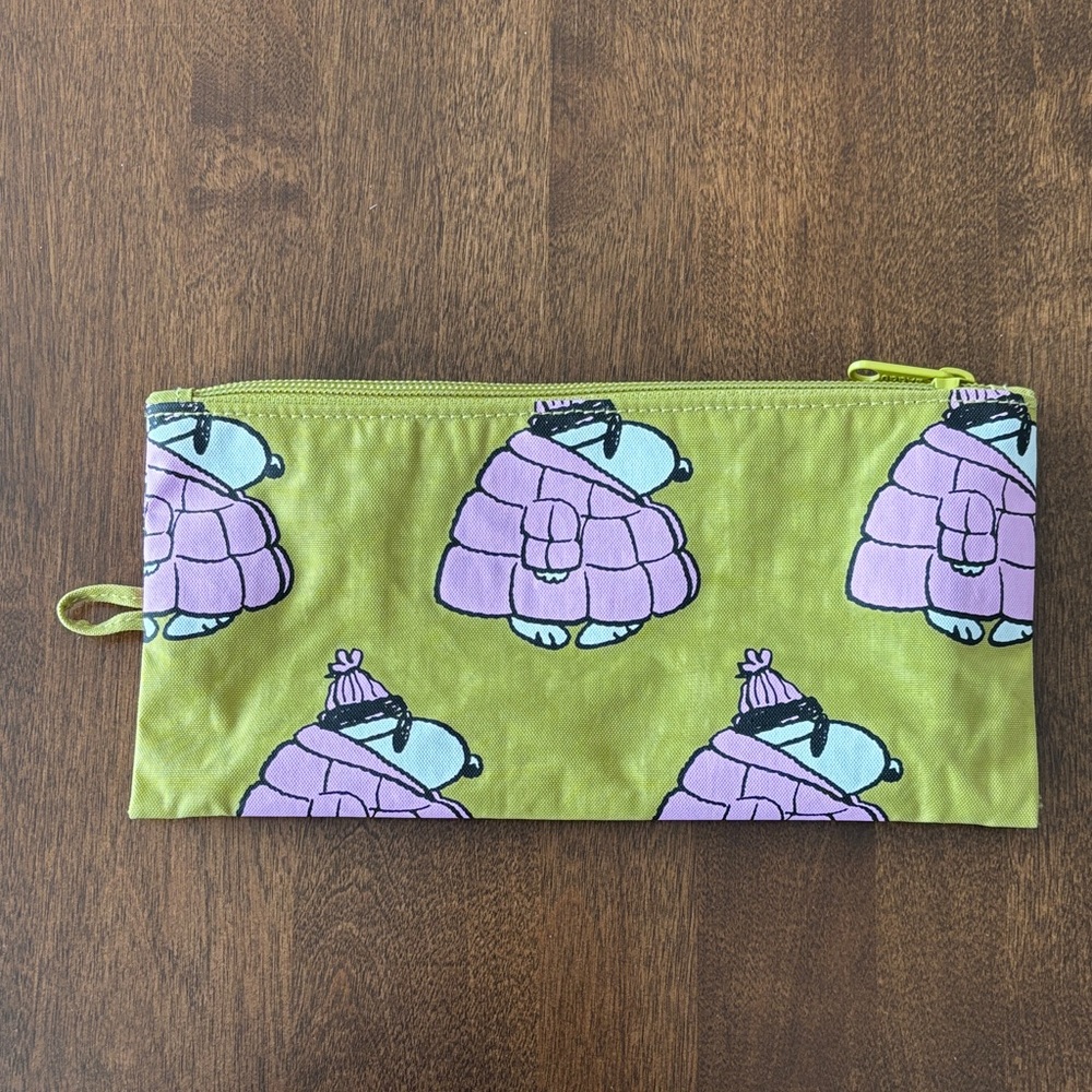 Baggu Peanuts Snoopy Flat Pouch Medium